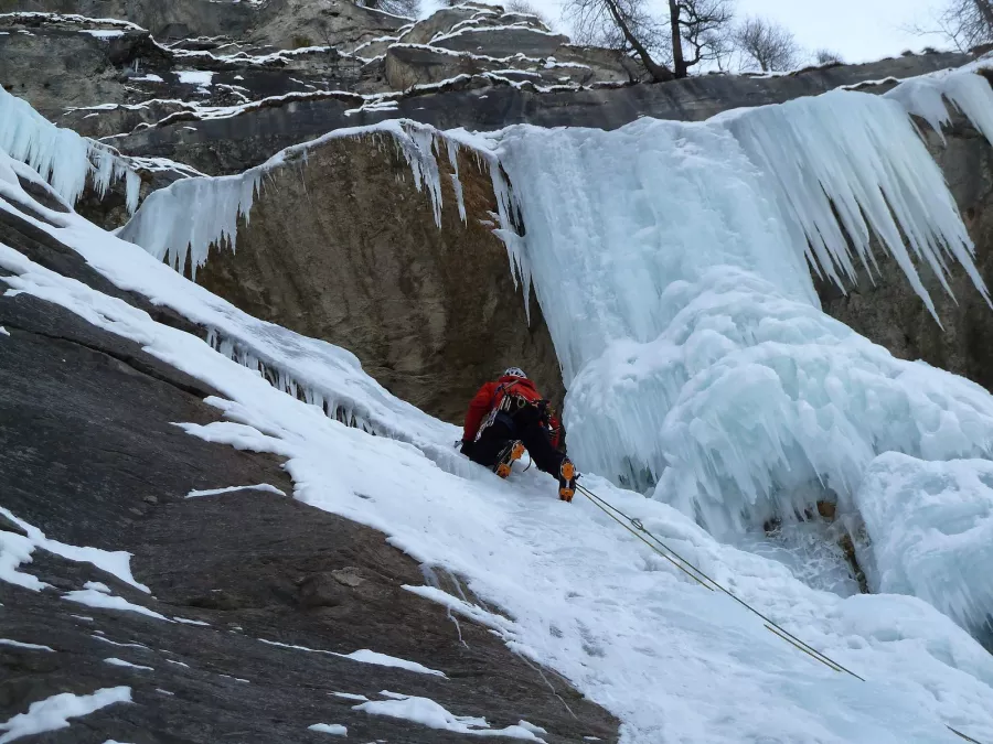Cascade de glace — Evolène
