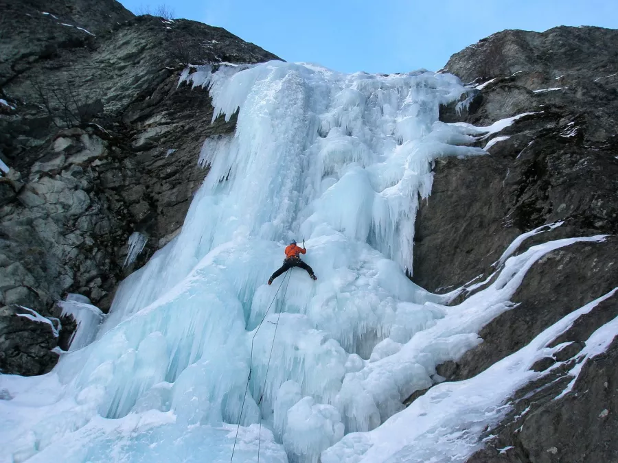 Cascade de glace — Evolène