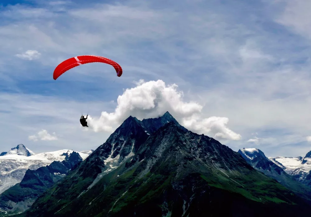 Parapente à Evolène